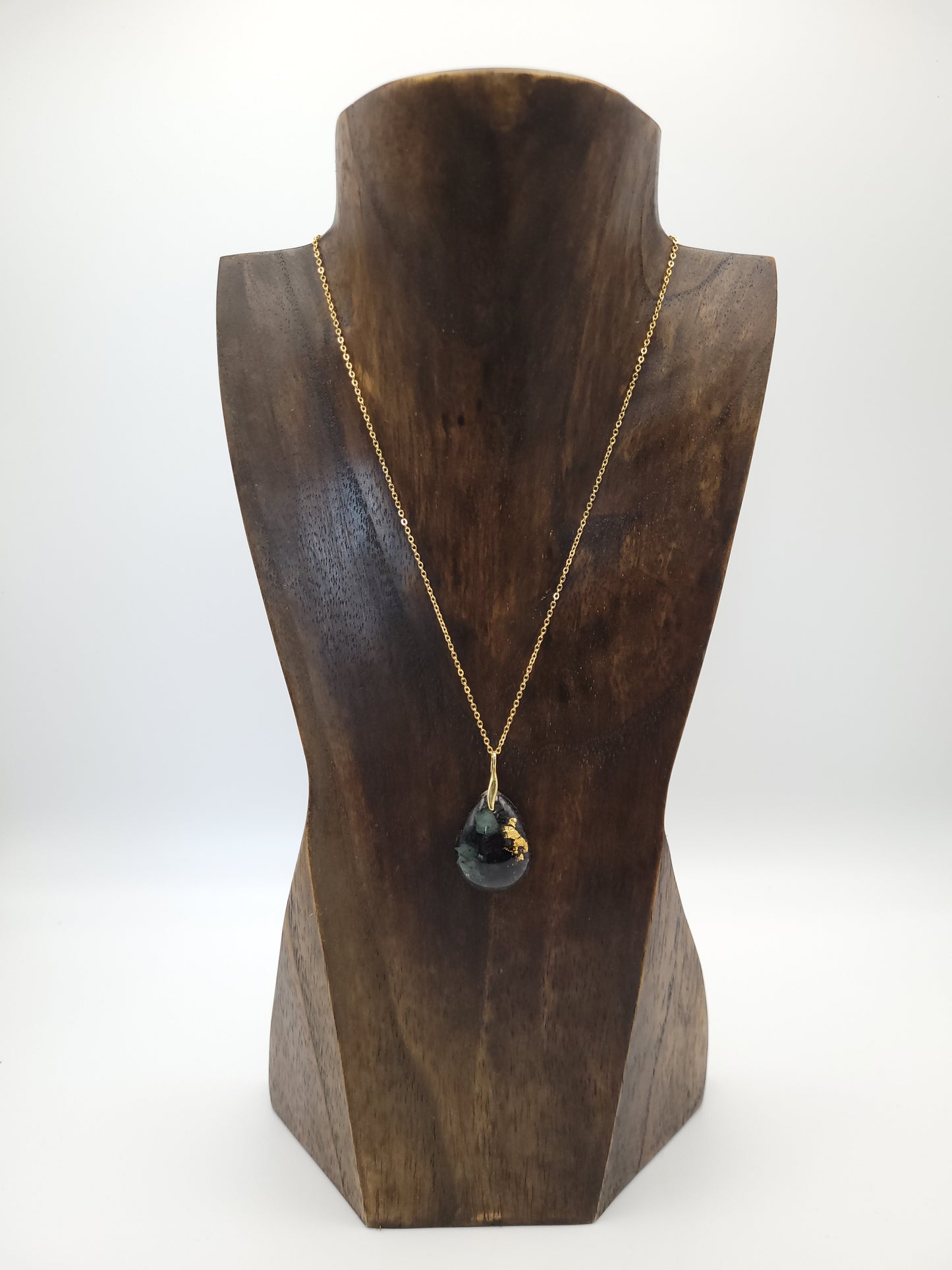 luxurious Orgonique Schutz-Amulett, Smaragd "göttliche Eingebung"