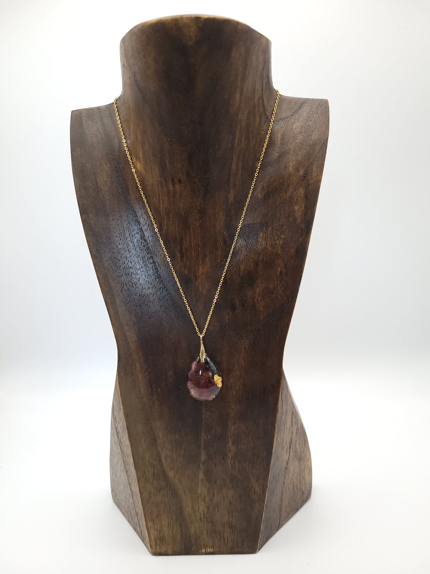 luxurious Orgonique Schutz-Amulett, Rubin "Herzenergie"