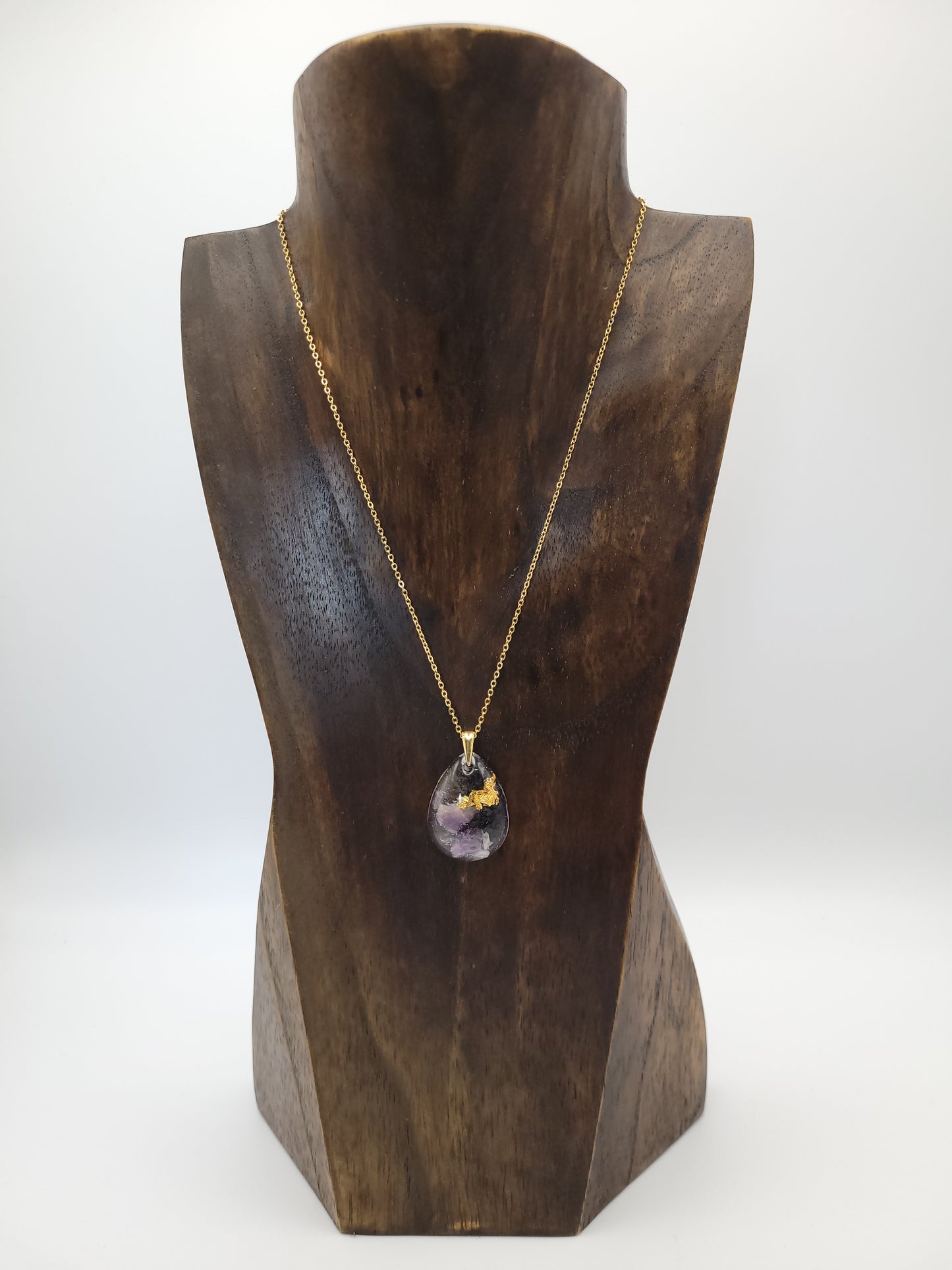 Orgonique Schutz-Amulett, Amethyst, "Heilung"