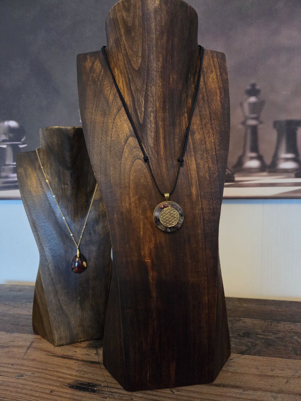 Orgonique Schutz-Amulett, "Heilung", Blume des Lebens