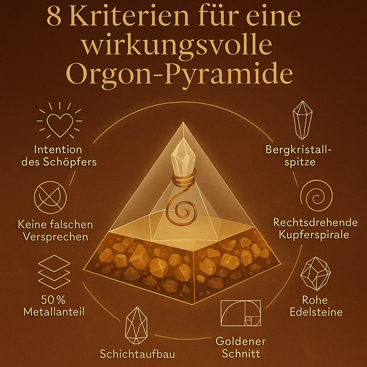 🔺 Was macht eine wirkungsvolle Orgon-Pyramide aus?