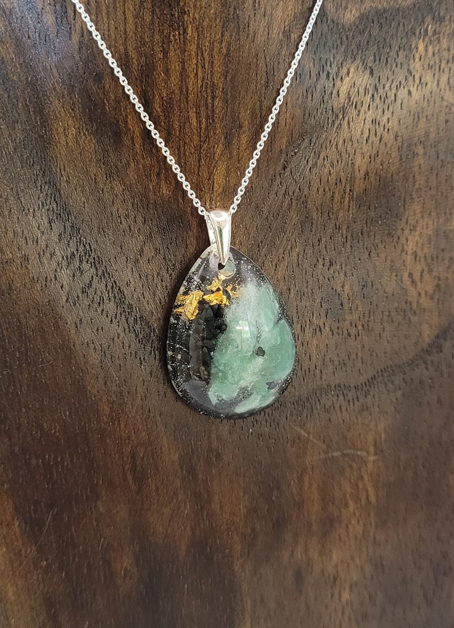 Orgonique Schutz-Amulett, Grüner Aventurin "Träume"