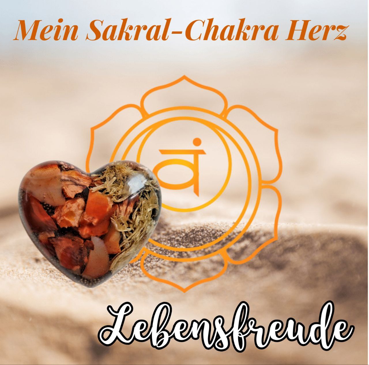 Orgonique Chakra-Herzen, 7er Set