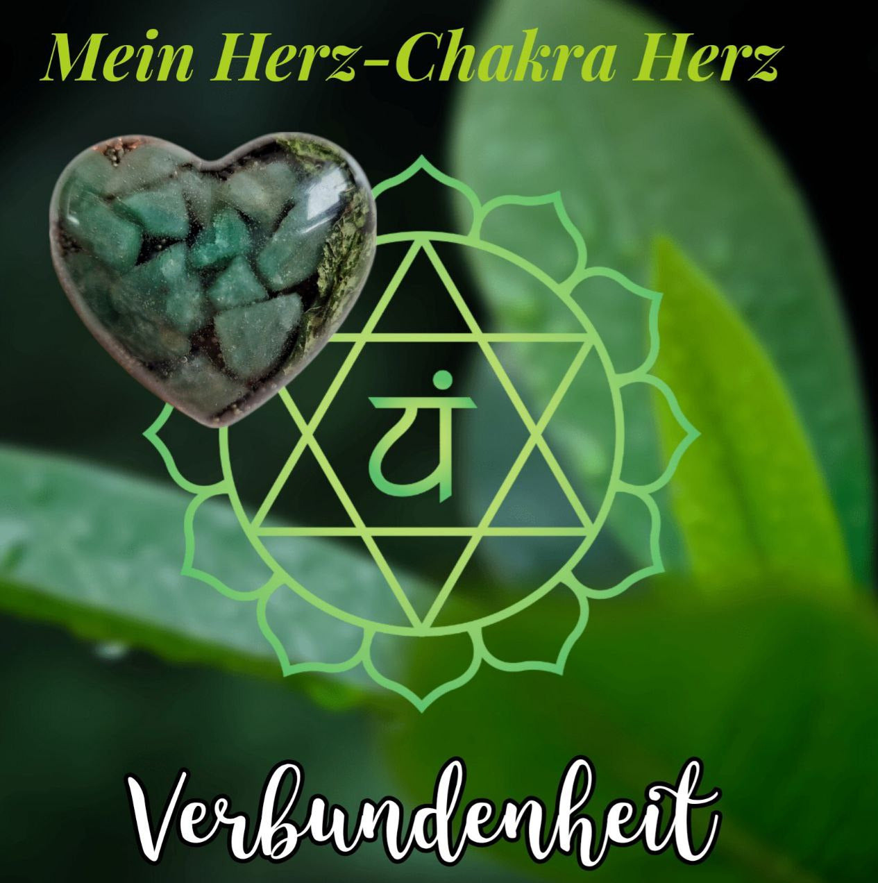 Orgonique Chakra-Herzen, 7er Set