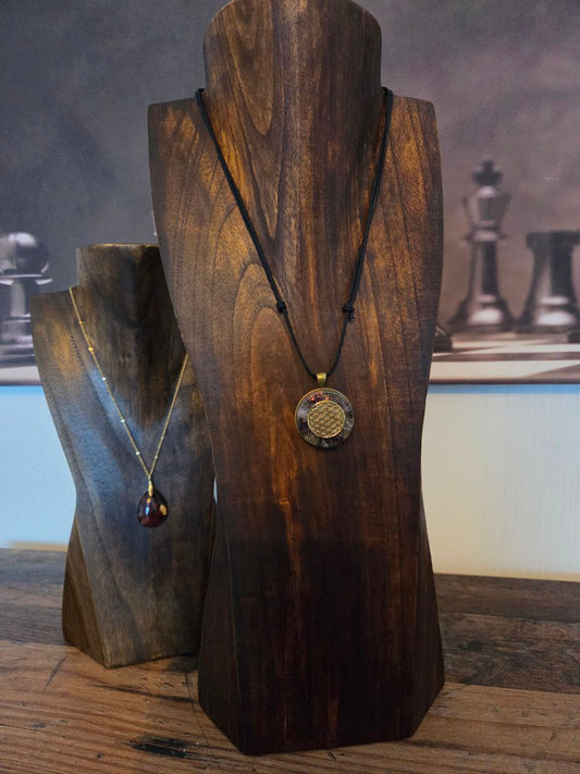 Orgonique Schutz-Amulett, "Heilung", Blume des Lebens