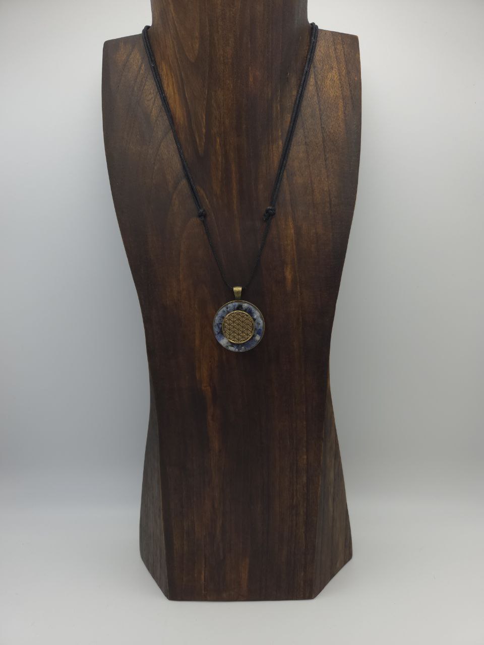 Orgonique Schutz-Amulett, "Klarheit", Blume des Lebens